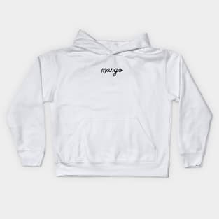 mango - black Kids Hoodie